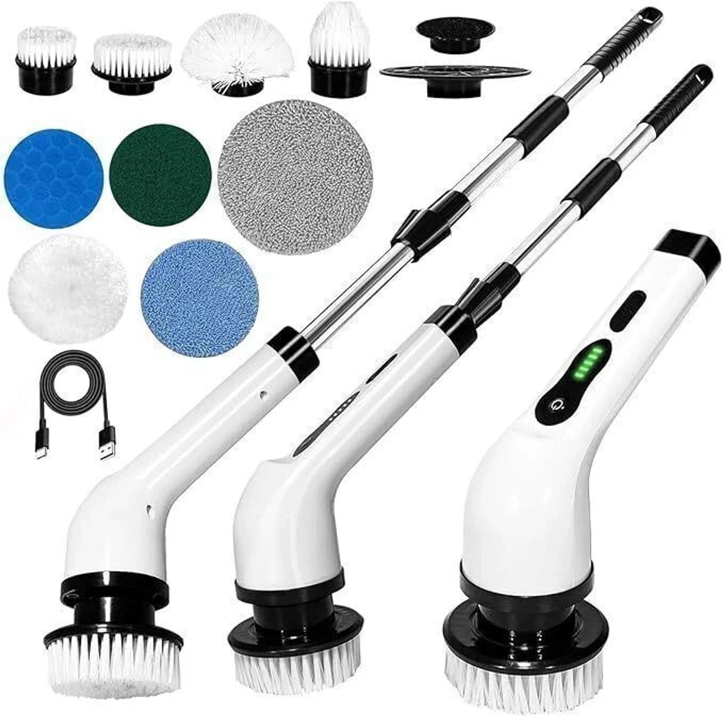 6 in 1 Essential Combo Set. Shoe Rack, 9 in 1 Mop, Bathroom Holder, USB Veg Cutter, Electric Foldable Kettle, Oil Spray Bottle