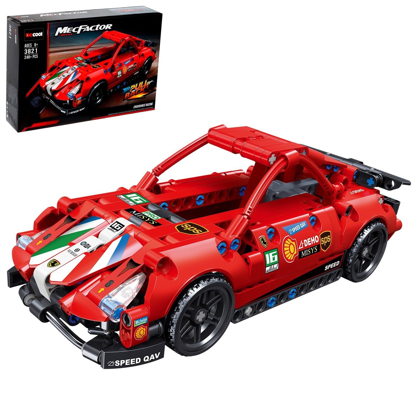 Car PullBack Super car Building Toy car – car blocks™ Racing Blocks 1:18 for Kids & Car Collectors (Multiple Variants)