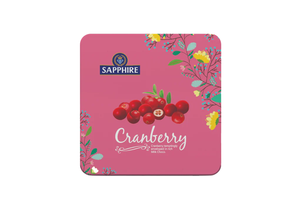 SAPPHIRE Cranberries Covered in Milk Chocolate 200g