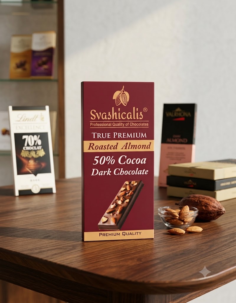 Svashicalis Premium Artisan Chocolate Bar (80g) (Pack of 2)