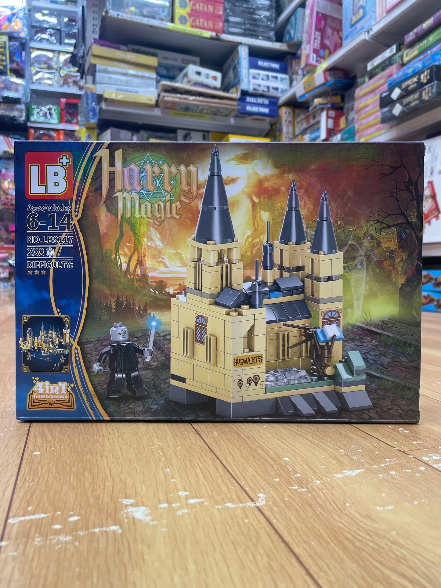 Harry Magic Hogwarts Building Block Set – 258+ Pieces DIY Castle for Kids (6-14 Years) toys