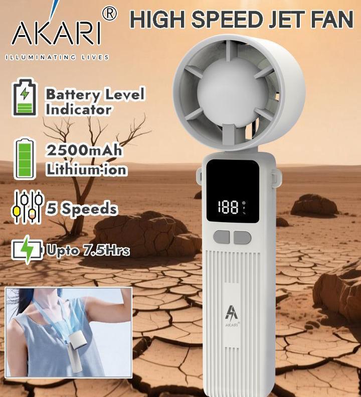 Akari AK-SUPERFAN-5 | Ultra High-Speed Portable Jet Fan