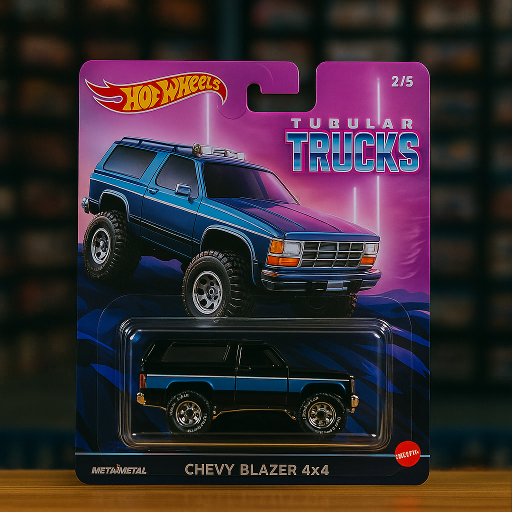 π Chevy Blazer 4x4 β Hot Wheels Premium (Tubular Trucks Series #2/5)