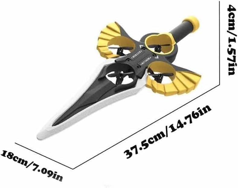 Flying Sword RC Drone for Kids & Adults - Remote Control, 3-Speed Glider with 360° Flip, Double Battery,Easy to Fly Toy Gift