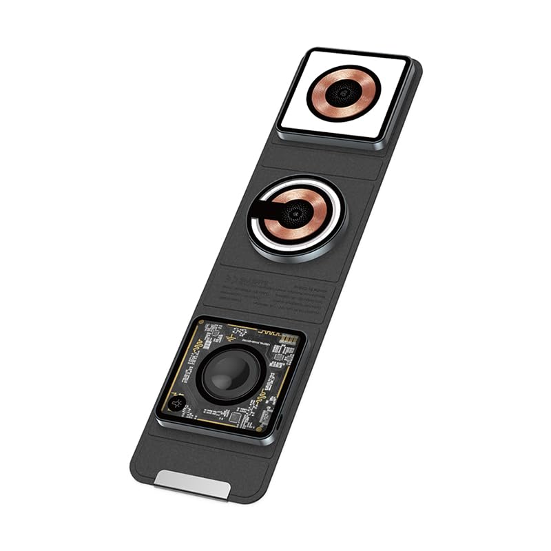 WiWU 15W Foldable 3-in-1 Wireless Charger, Fast Charging Station for iPhone, Apple Watch, AirPods