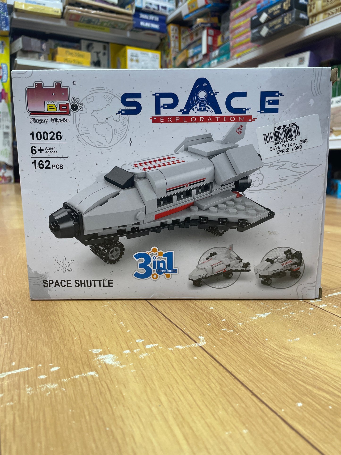 Space Exploration 3-in-1 Shuttle Building Blocks – 176 PCS (Model 10026) toys