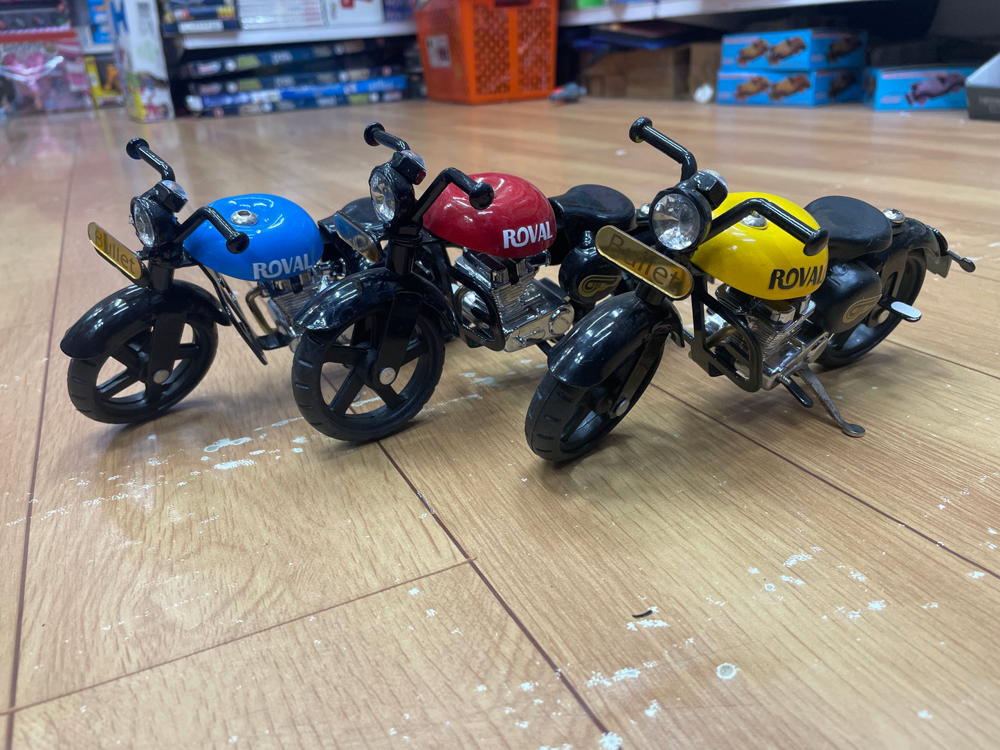 Royal Bullet Bike Toys– Miniature Royal Enfield Style Motorcycle Die cost bike