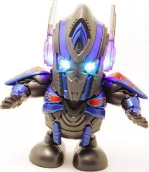 Interactive Dancing Optimus Prime Hero Robot Toy with Dynamic Music & Flashing LED Lights