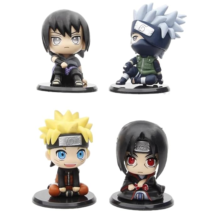 Naruto Anime Combo Set – Kunai, Shuriken, Headband, Stickers & Mini Figures