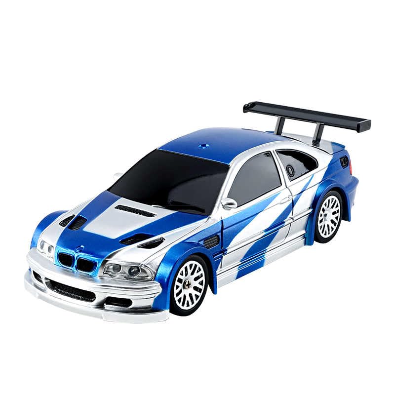 Mini Turbo Drift 1:43 Scale 4WD RC Car – 2.4GHz High-Speed Remote Control Drift Racer with LED Lights, Gyro Stability & Rechargeable Battery