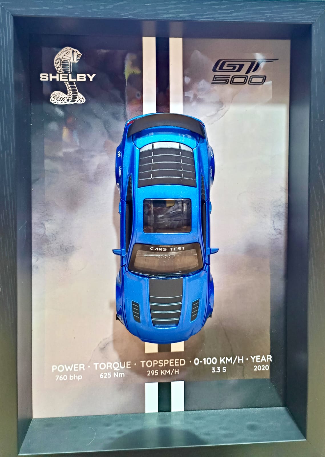 3D Car Frame - Diecast Model Wall Art