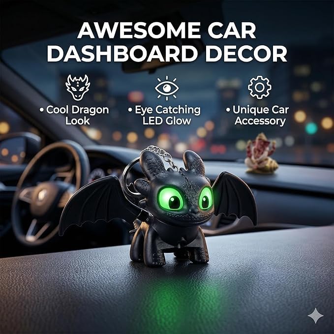 Mini Dragon Lighting Keychain with Moving Wings limited edition (Pack of 2)