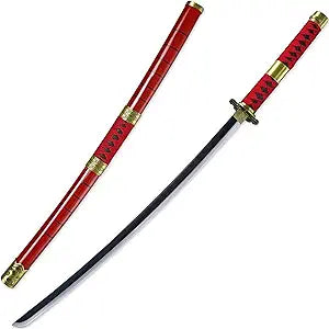 Pirate Hunter Red Katana – Carbon Steel Sword Replica