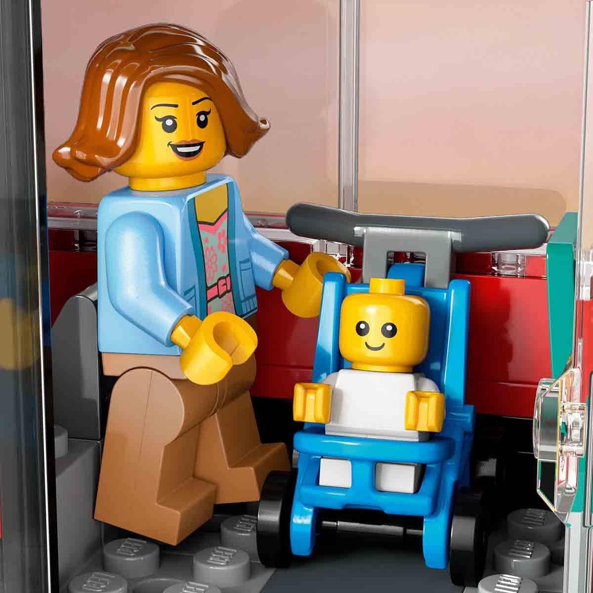 LEGO City Red Double-Decker Sightseeing Bus Toy 60407 Building Blocks Toys for 7+ Gift for Boys and Girls