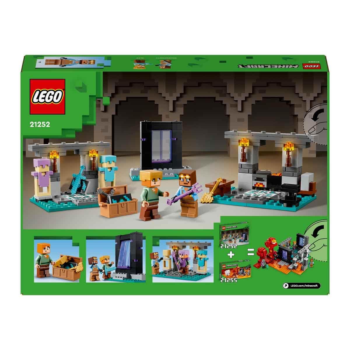 LEGO Minecraft The Armory Building Kit Adventure and Weapons Set 21252