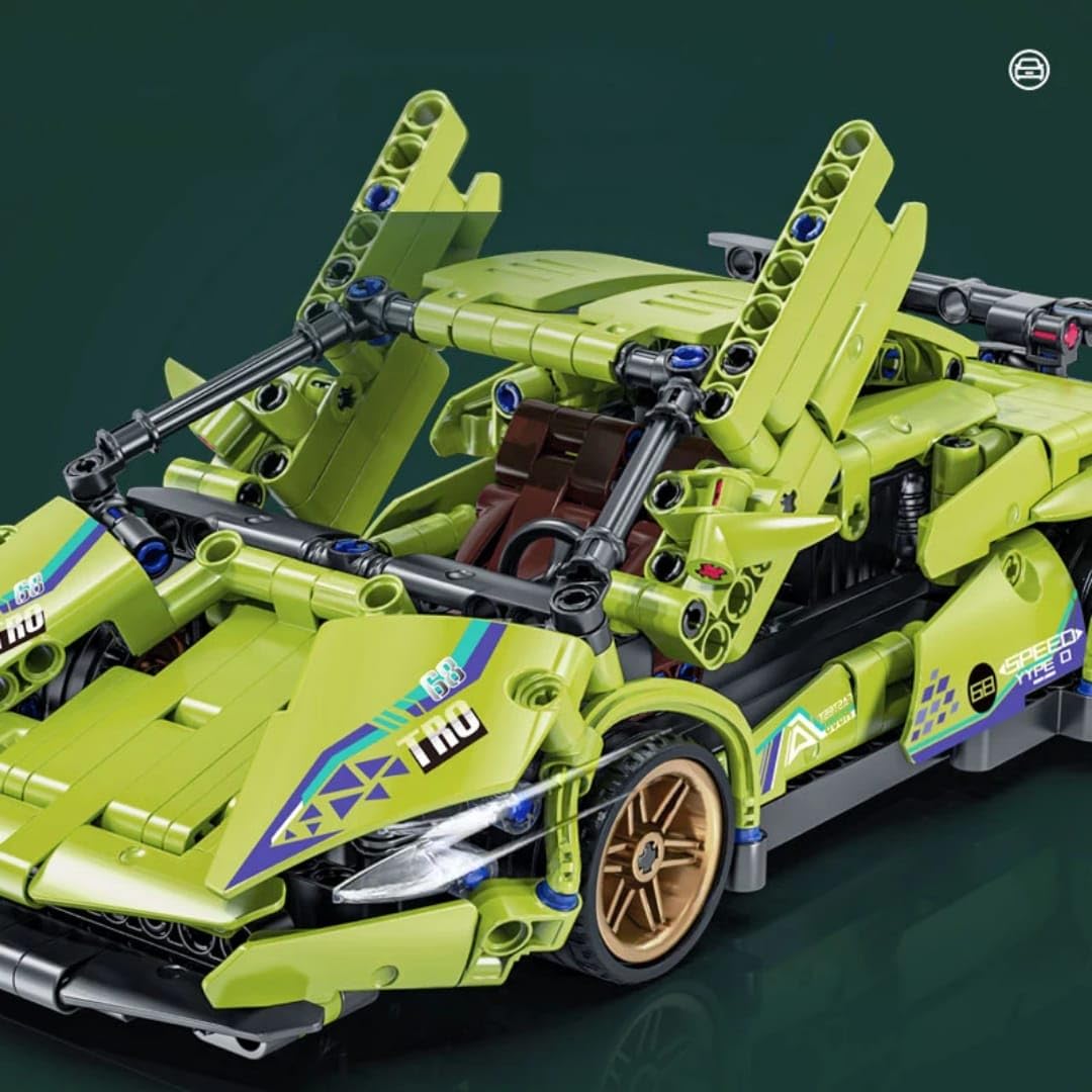 Car PullBack Super car Building Toy car – car blocks™ Racing Blocks 1:18 for Kids & Car Collectors (Multiple Variants)