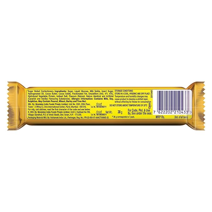 5 Star Chocolate Bar 10 rs - 38g (Pack of 40) | Rich Caramel & Nougat | Delicious Imported Chocolate