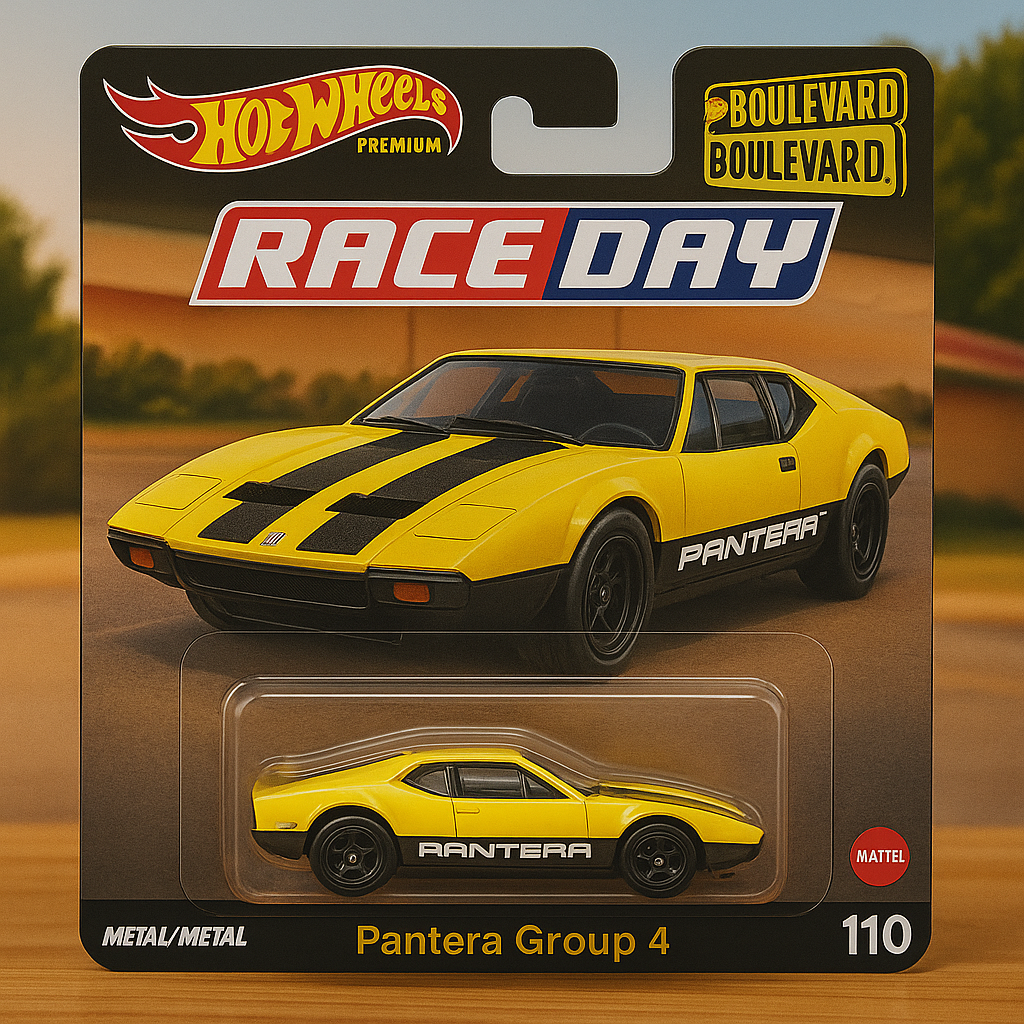 π De Tomaso Pantera Gruppo 4 β Hot Wheels Premium (Boulevard Series #110)