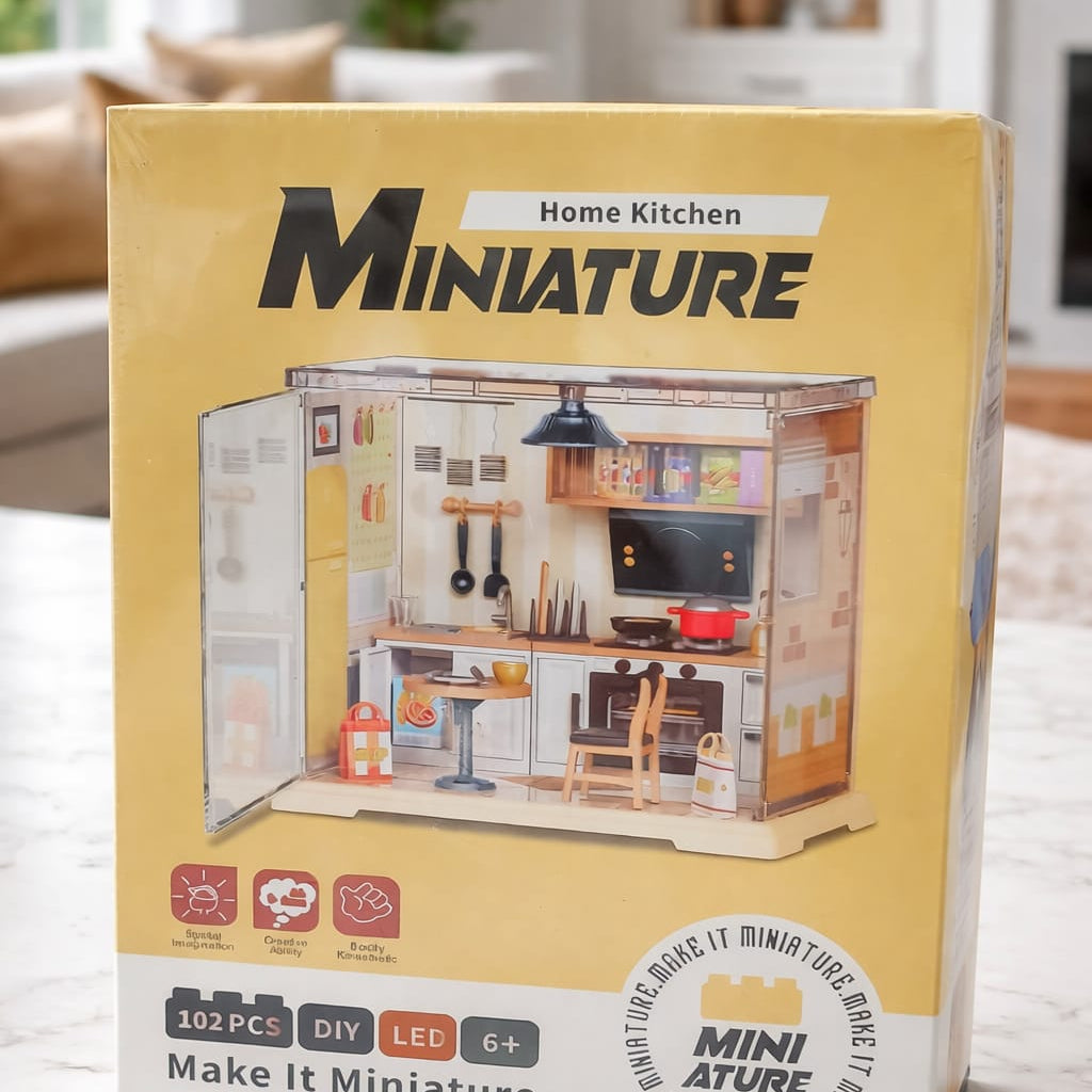 MINIATURE HOUSE - DIY Kit Perfect gift for your Kids.
