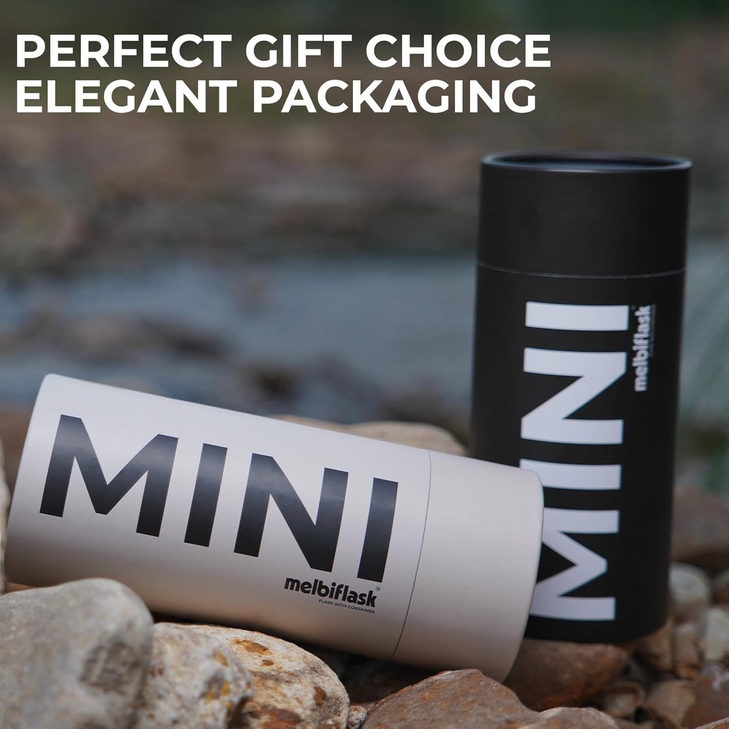 Melbify Melbiflask Mini | 2 in 1 Everyday Flask with Snack Compartment | 500 ml | Black | Hot 12 Hrs/Cold 24 Hrs | Wide Mouth | Easy Flip Lid | BPA-Free | Fits in Bag/Car | Ideal for School, Work, Gym