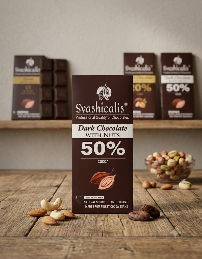 Svashicalis Premium Artisan Chocolate Bar (80g) (Pack of 2)