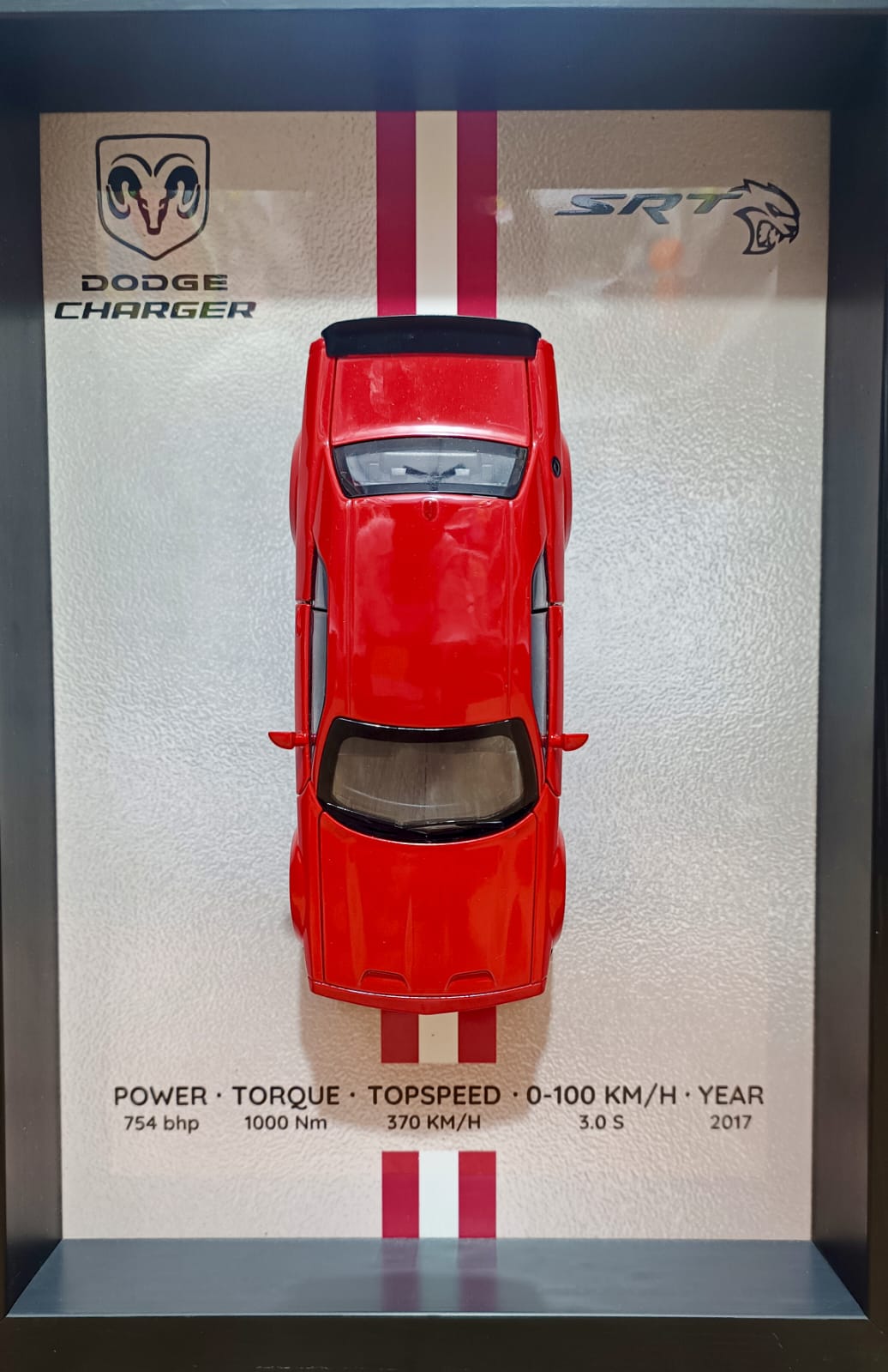 3D Car Frame - Diecast Model Wall Art