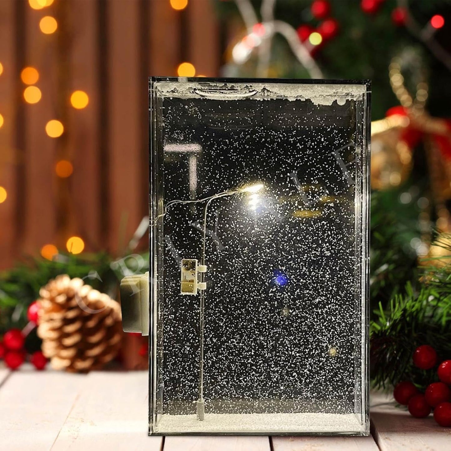 Christmas MagicTree & Snowfall Lamp Set โ DIY Crystal Trees + Handmade Snow Night Light