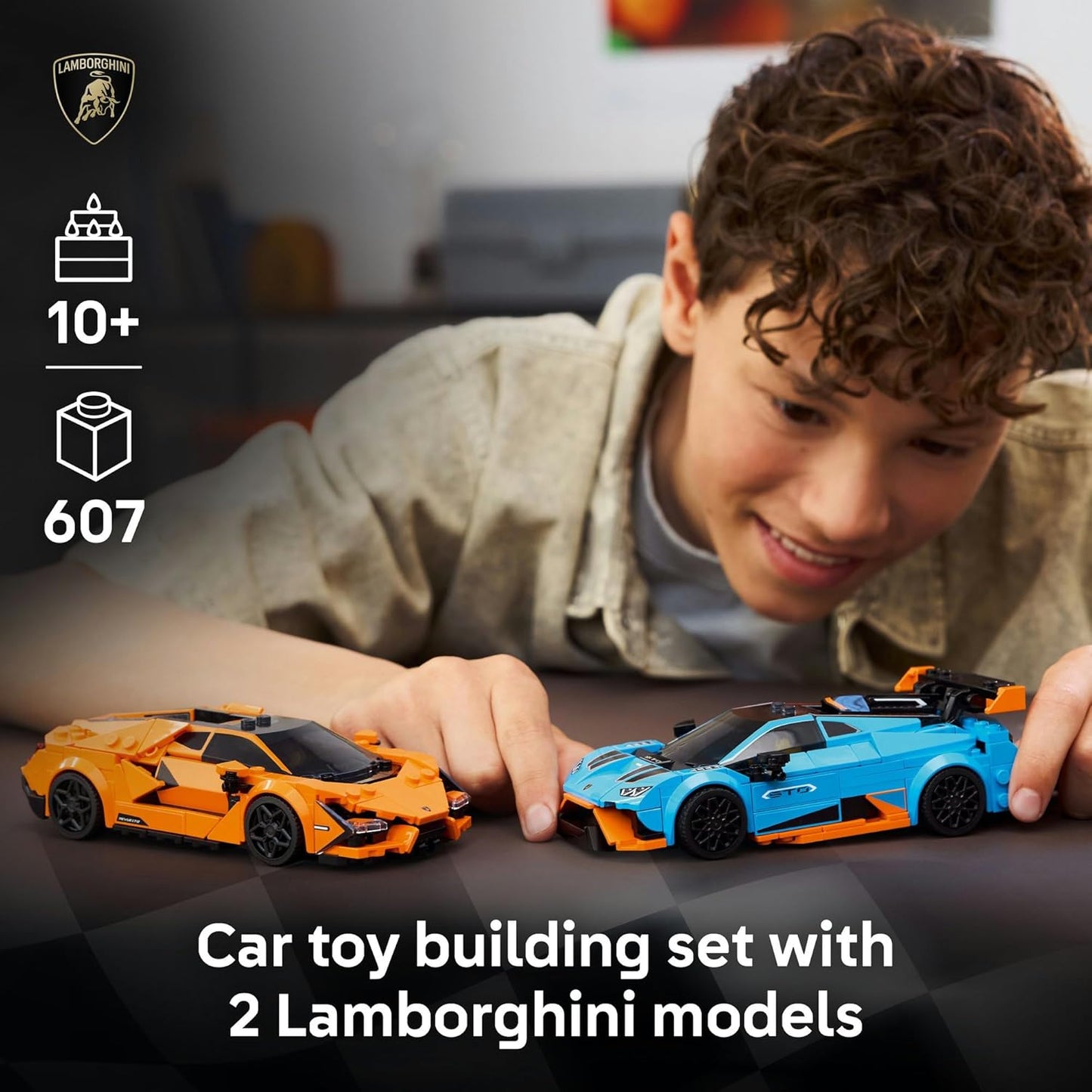LEGO Speed Champions Lamborghini Revuelto & Huracán STO 77238 Building Blocks Toys for 10+ Gift for Boys and Girls