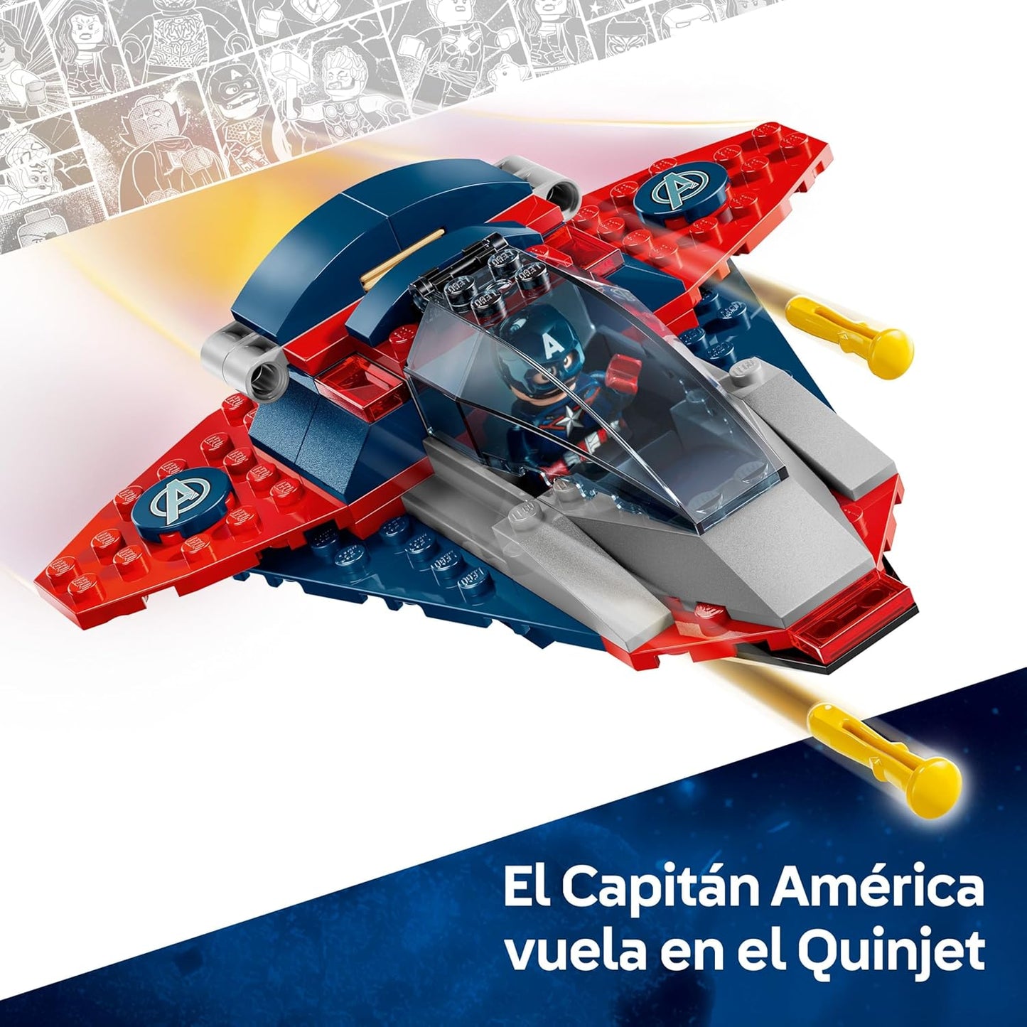 LEGO Marvel Captain America vs. Thanos with 2 Minifigures 76319 Building Blocks Toys for 4+ Gift for Boys and Girls