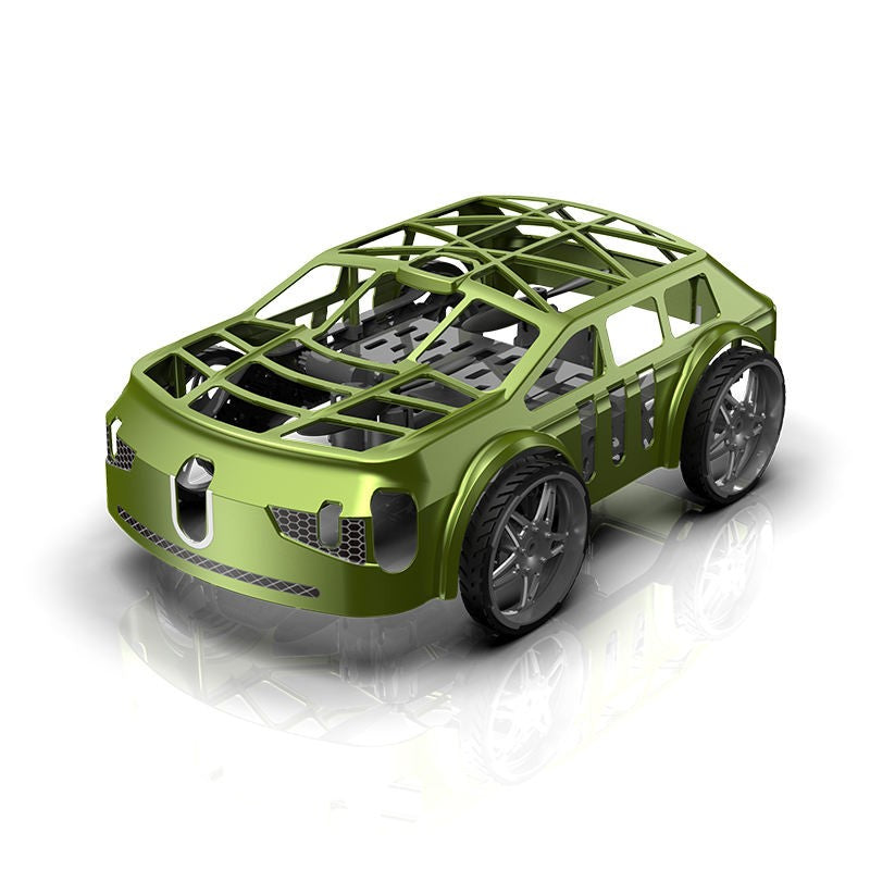 Dual Mode Flying Car Drone 2 in 1 Remote Control Vehicle with Colorful Lights and Anti Fall Protection