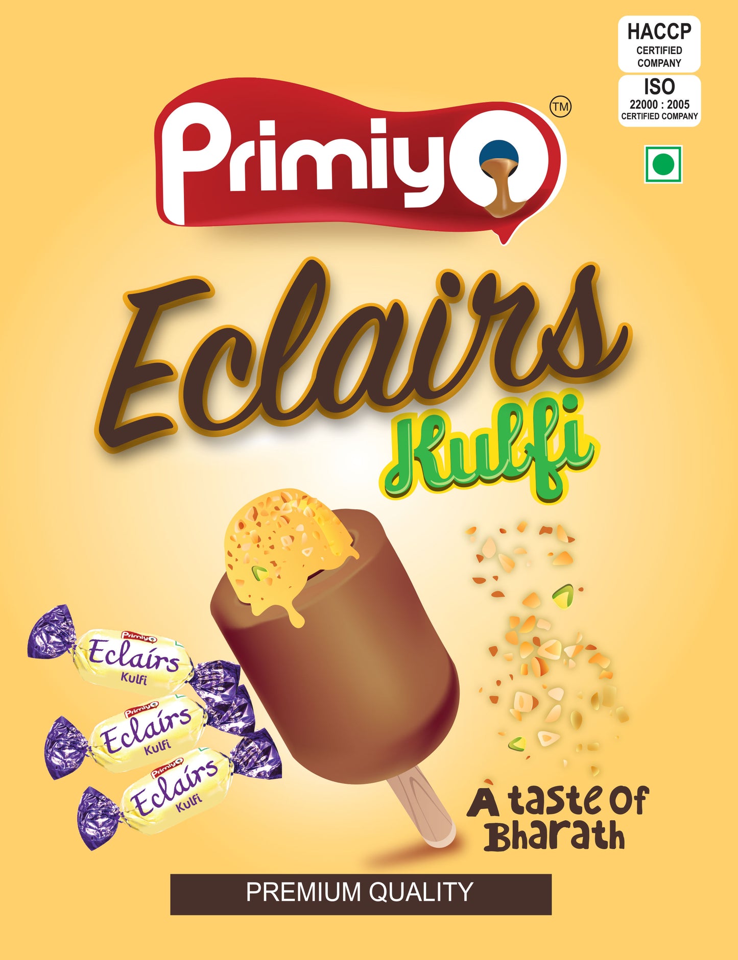 Primiyo Eclairs kulfi - 670g