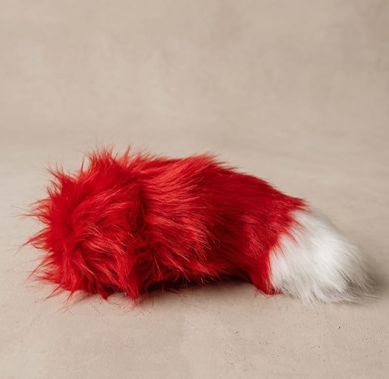 Cute Moving Cat Tail Decor – Multi-Purpose Snap-On Faux Fur Wagging Tail for Scooters, Bikes, Helmets, Cars
