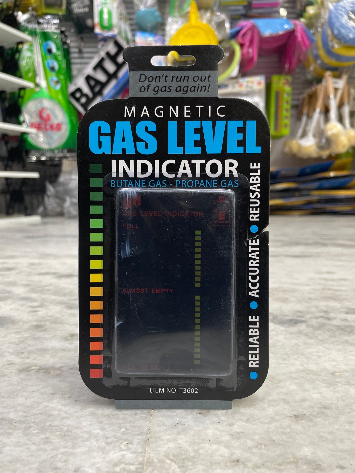 Magnetic Gas Level Indicator – Reusable LPG Cylinder Monitor