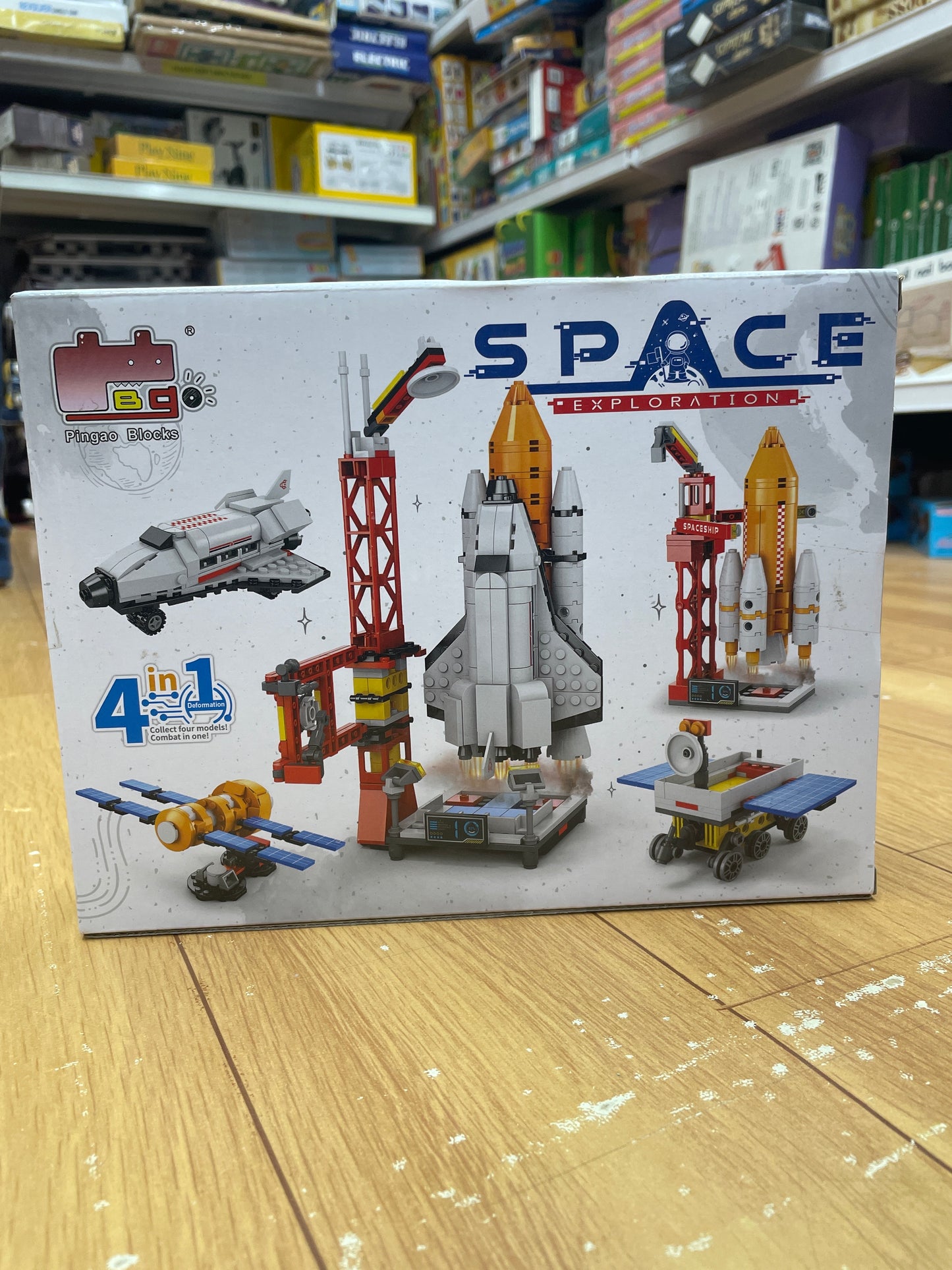 Space Exploration 3-in-1 Shuttle Building Blocks – 176 PCS (Model 10026) toys