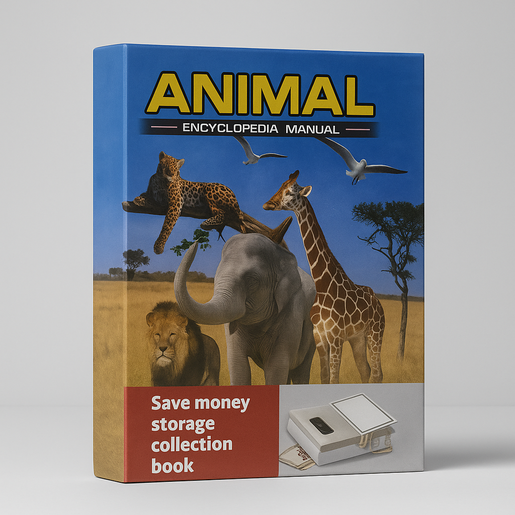 Storage Book Money Saving Box๐ โ Hidden Safe Piggy Bank for Kids & Fans