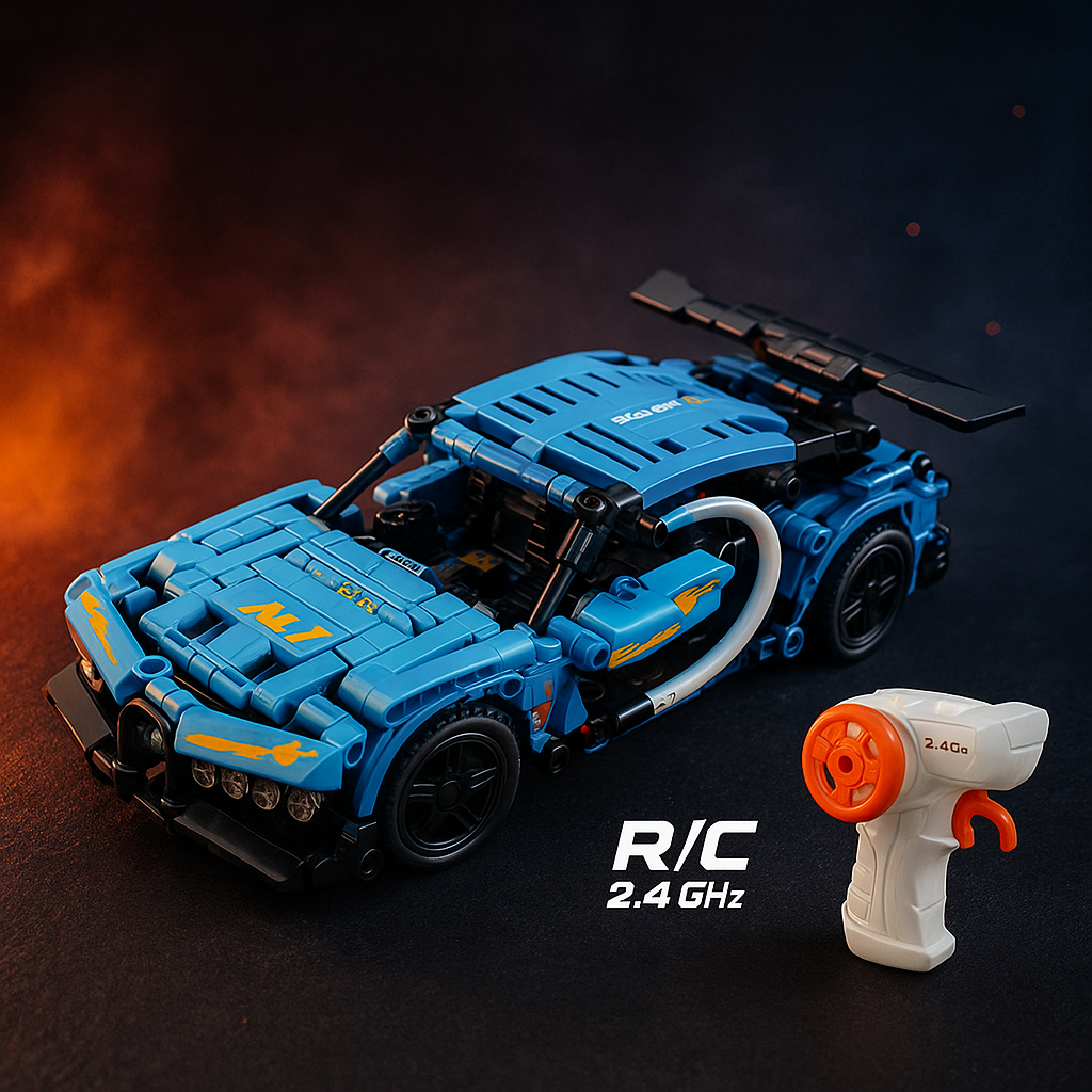 Building Block RC Car – 1:16 Scale Remote Control Racing Car
