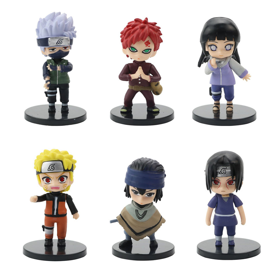 Naruto Shippuden Mini Figure Set (6 pcs)