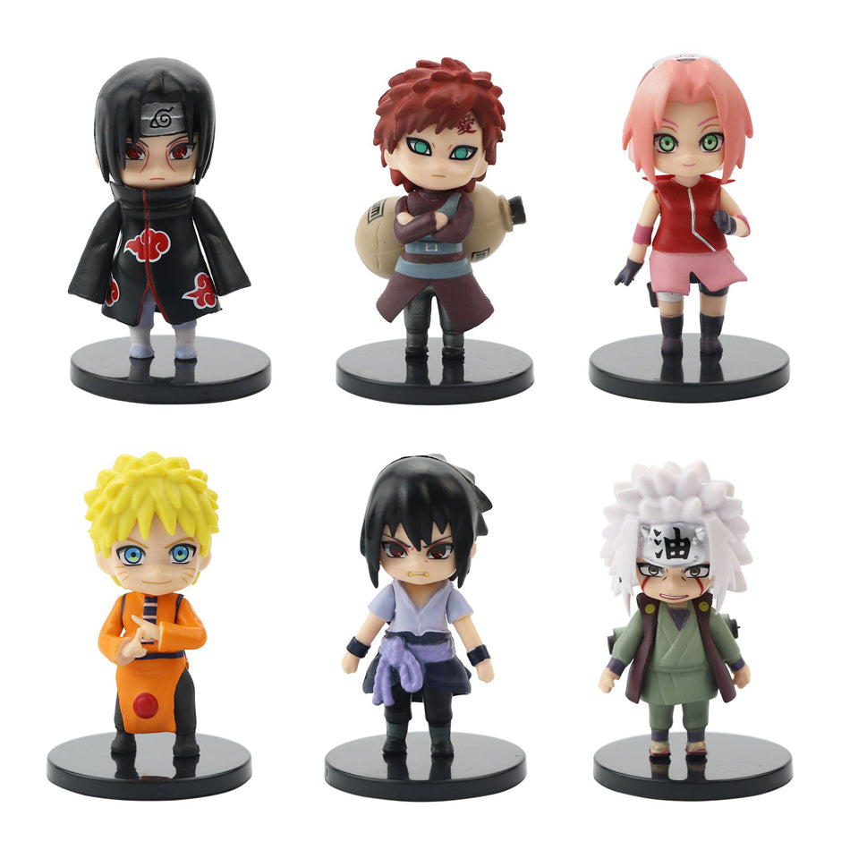 Naruto Shippuden Mini Figure Set (6 pcs)