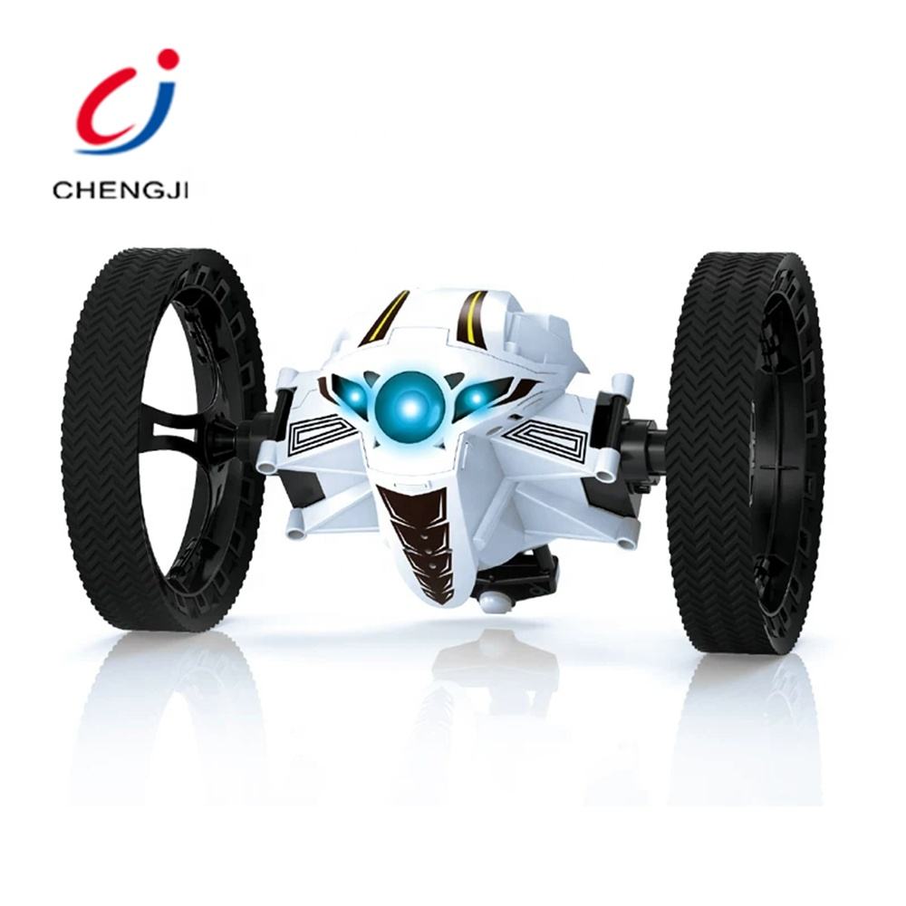 Jumping RC Bounce Car – 360° Stunts, Auto-Jump Shockproof Wheels (3rd Gen) Bujji