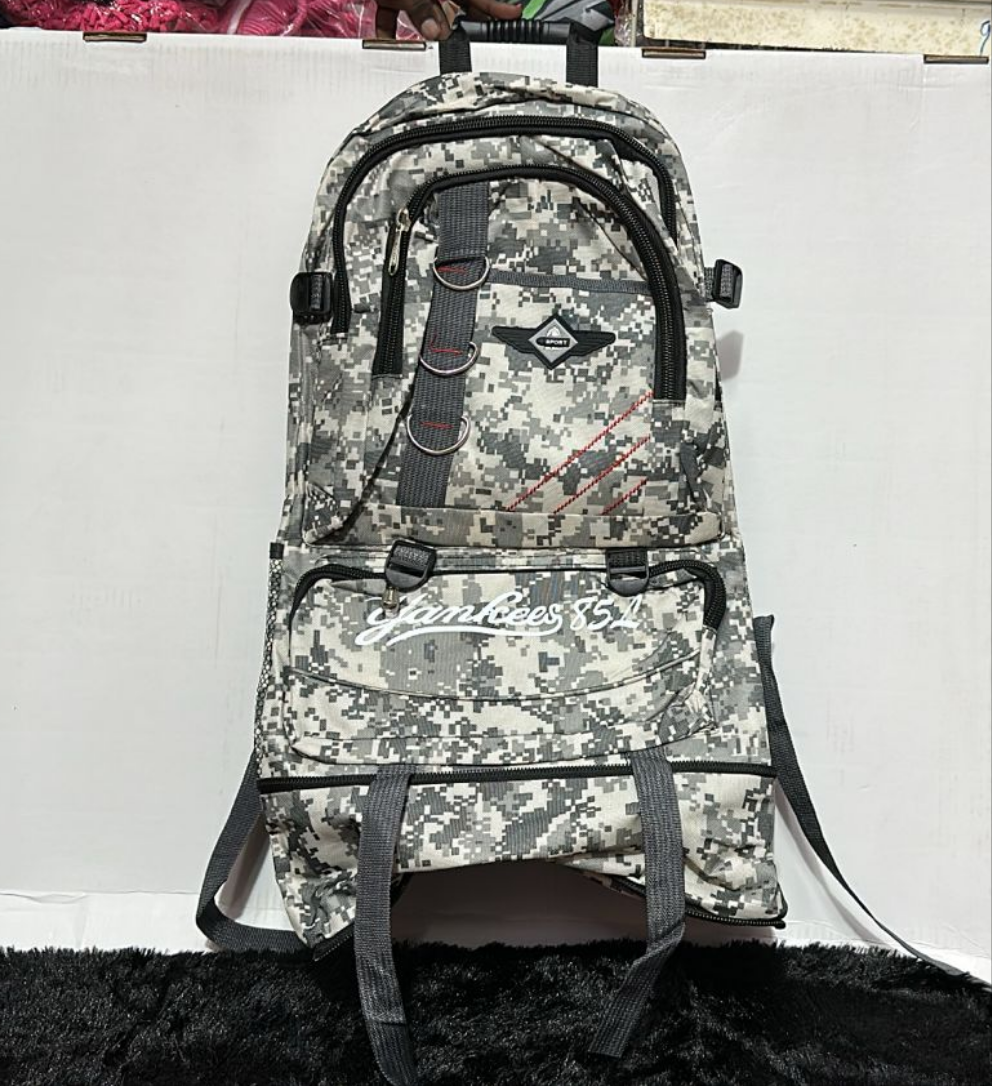 Yankees 85L Tactical-Style Camo Backpack
