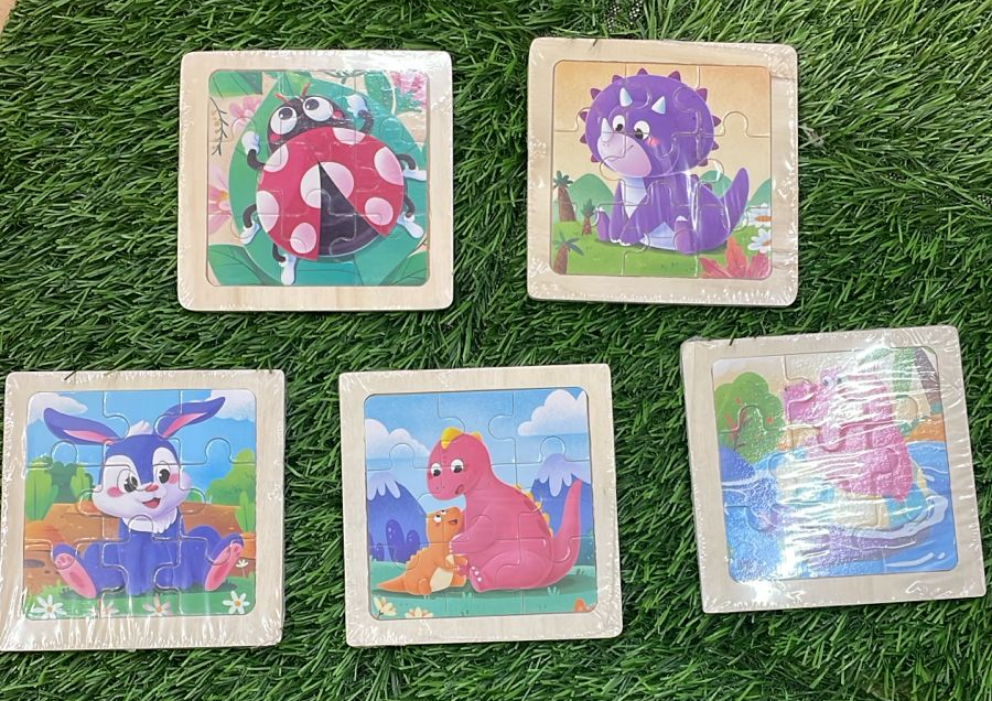 Wooden Animal Jigsaw Puzzles(pack of 5)