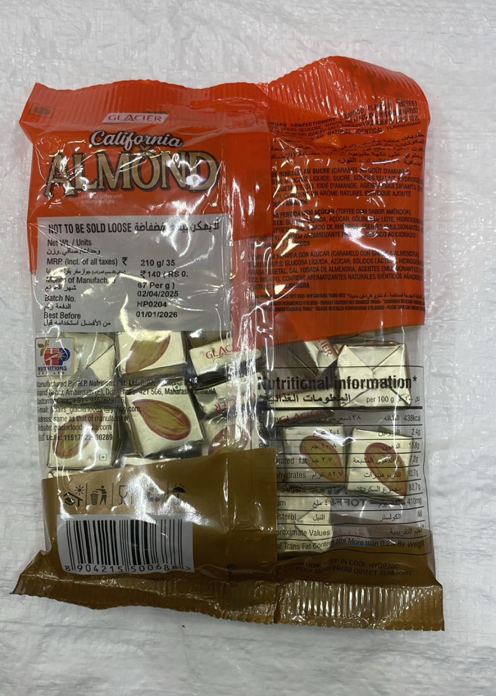 Glacier California Almond Toffee