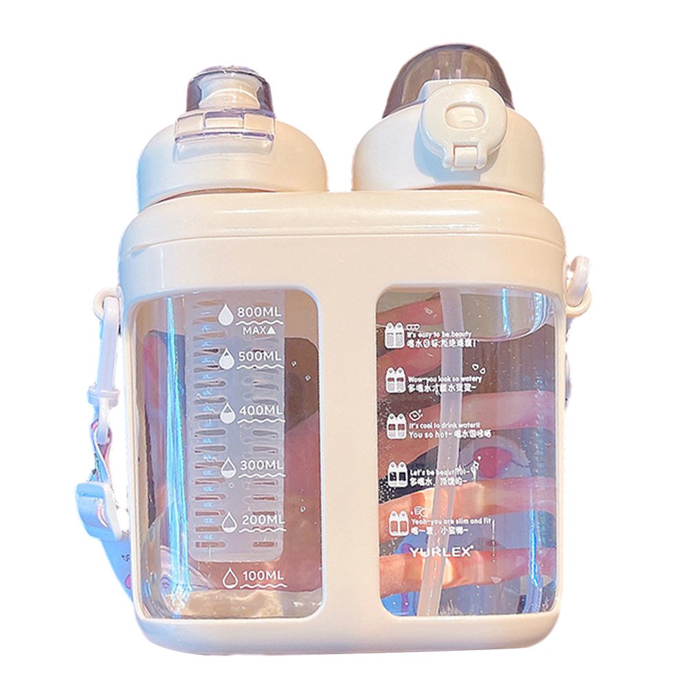 Dual Compartment Water Bottle