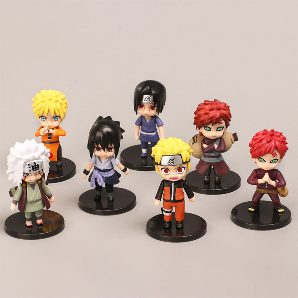 Naruto Shippuden Mini Figure Set (6 pcs)