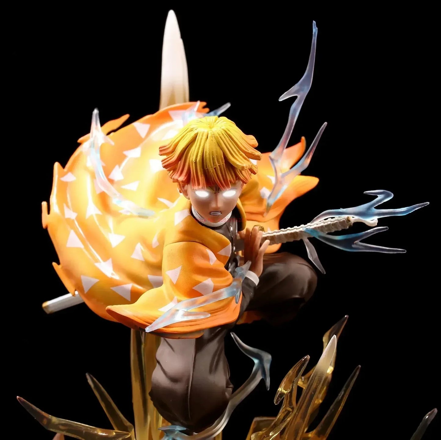 Demon Slayer Agatsuma Zenitsu Action PVC Figures 32cm Toy