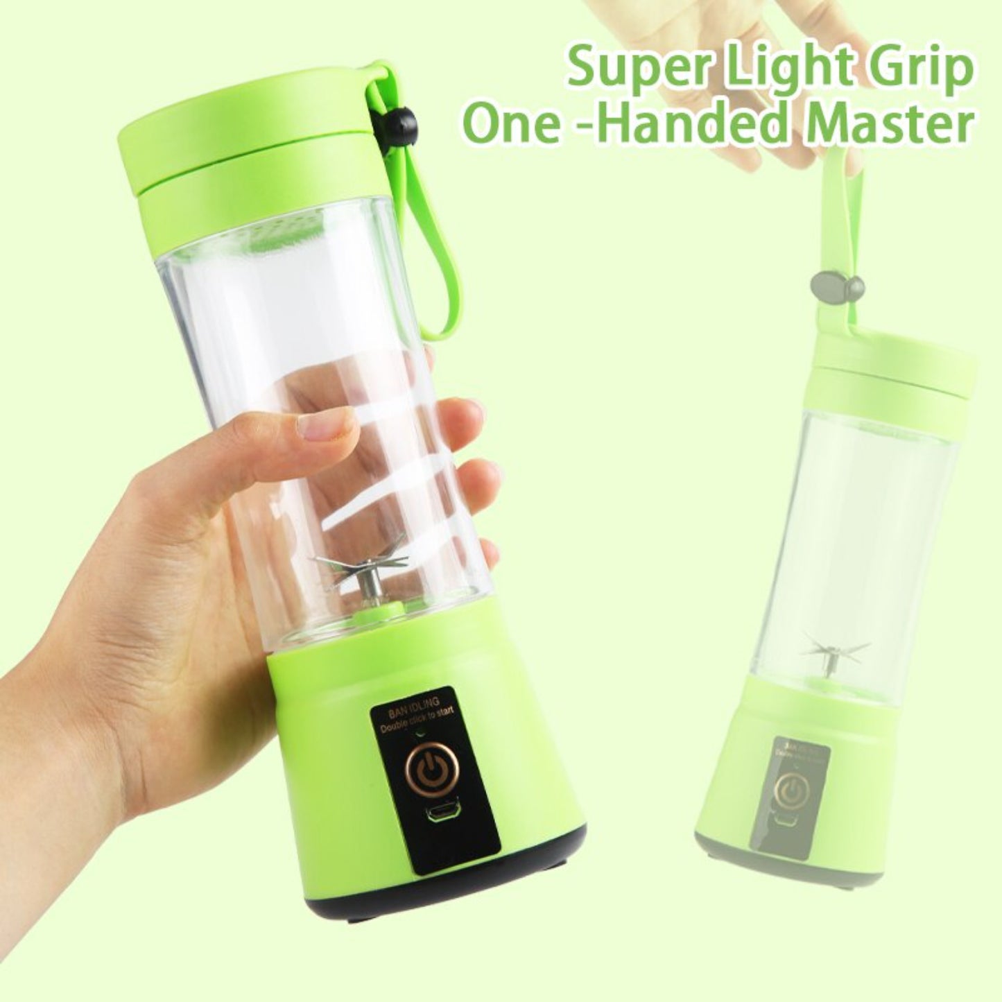 Portable Mini Electric Juicer Blender (6 BLADE)
