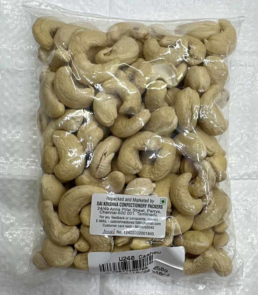 Premium Cashew (W240) 250g