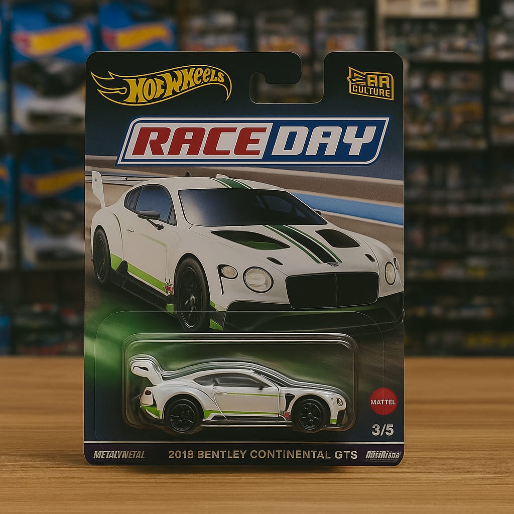 2018 Bentley Continental GT3 🏁 - Hot Wheels Premium Race Day Series (3/5)