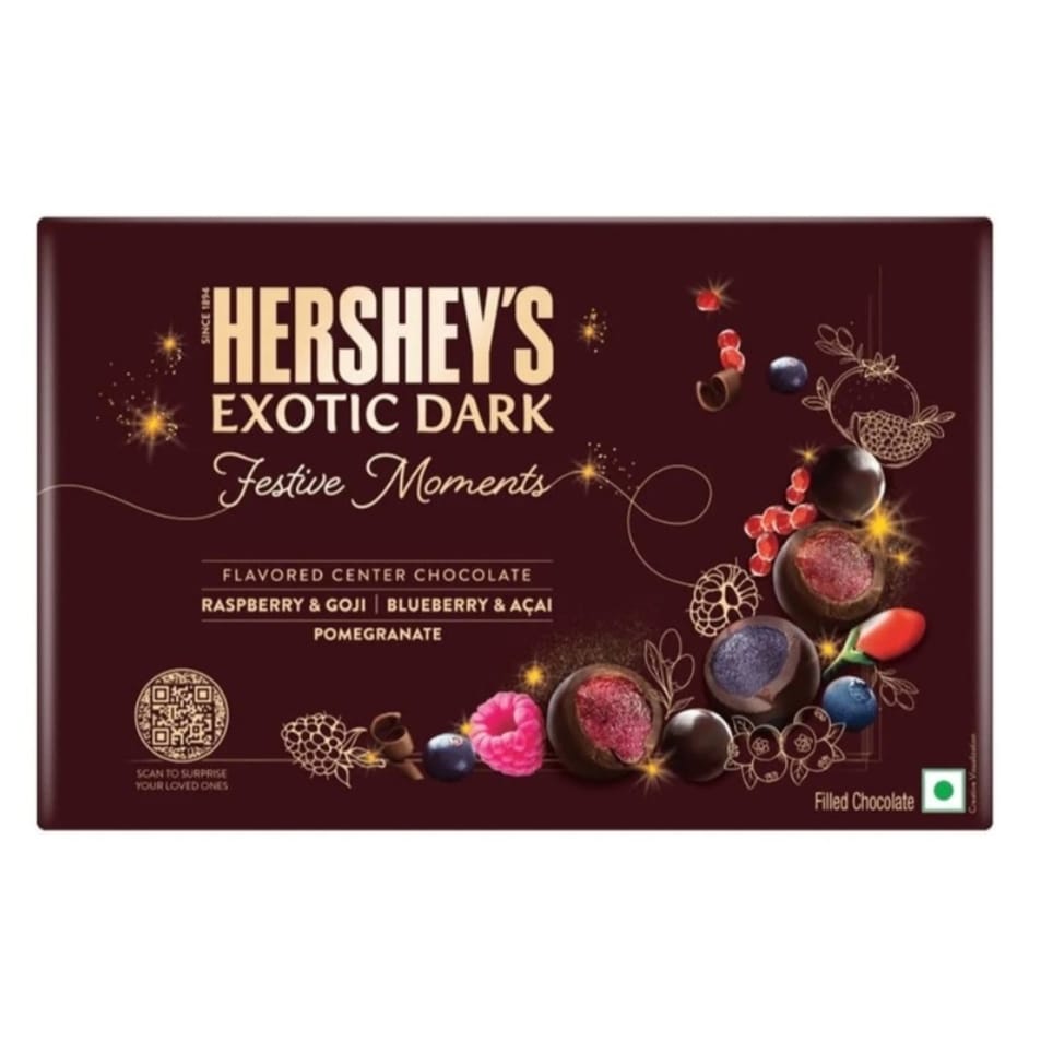 Hershey’s Exotic Dark – Festive Moments Chocolate Box ( PACK OF 3 )