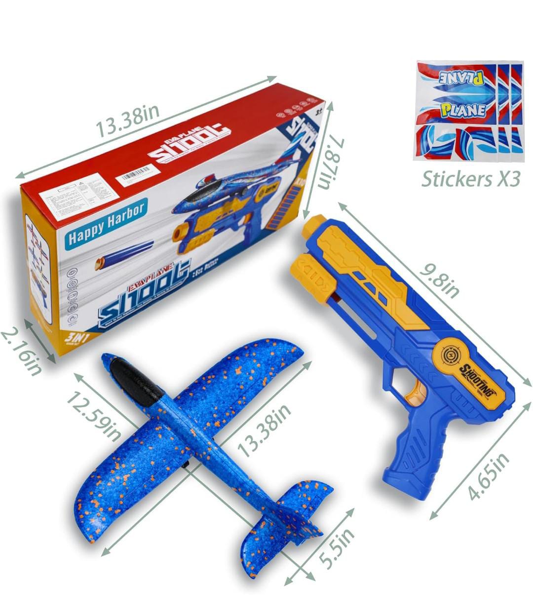 EVA PLANE SHOOTER 3 IN 1 GAME SET